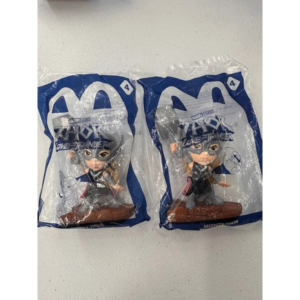 McDonalds Thor Love and Thunder Happy Meal Toys Lot 7 Marvel Figures New Sealed